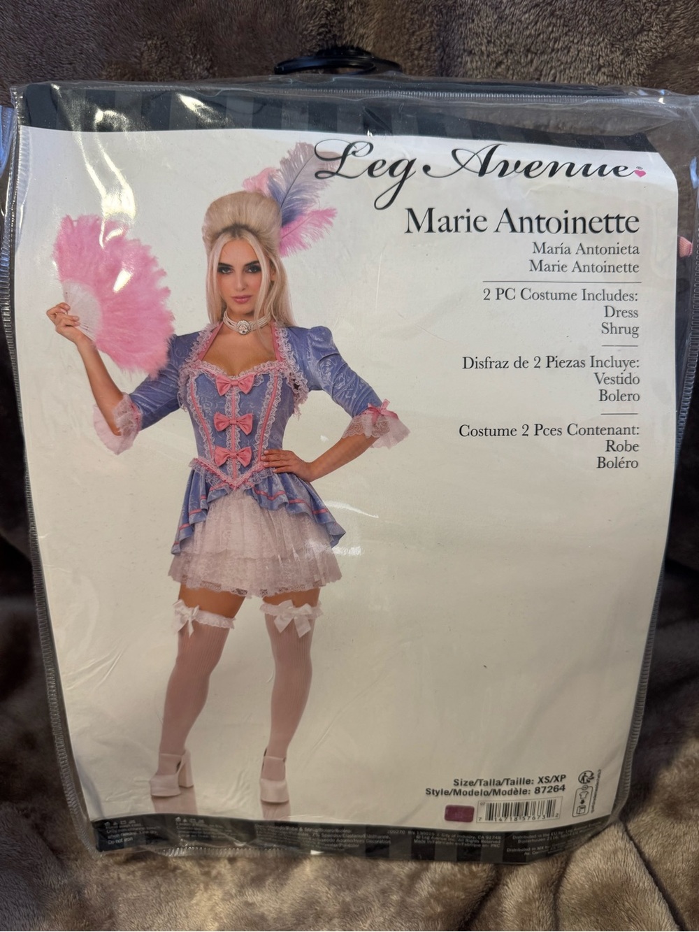 Leg Avenue Marie Antoinette Costume in Pink and Purple